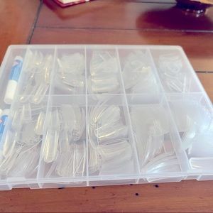 Acrylic Nail Tips (Clear)
